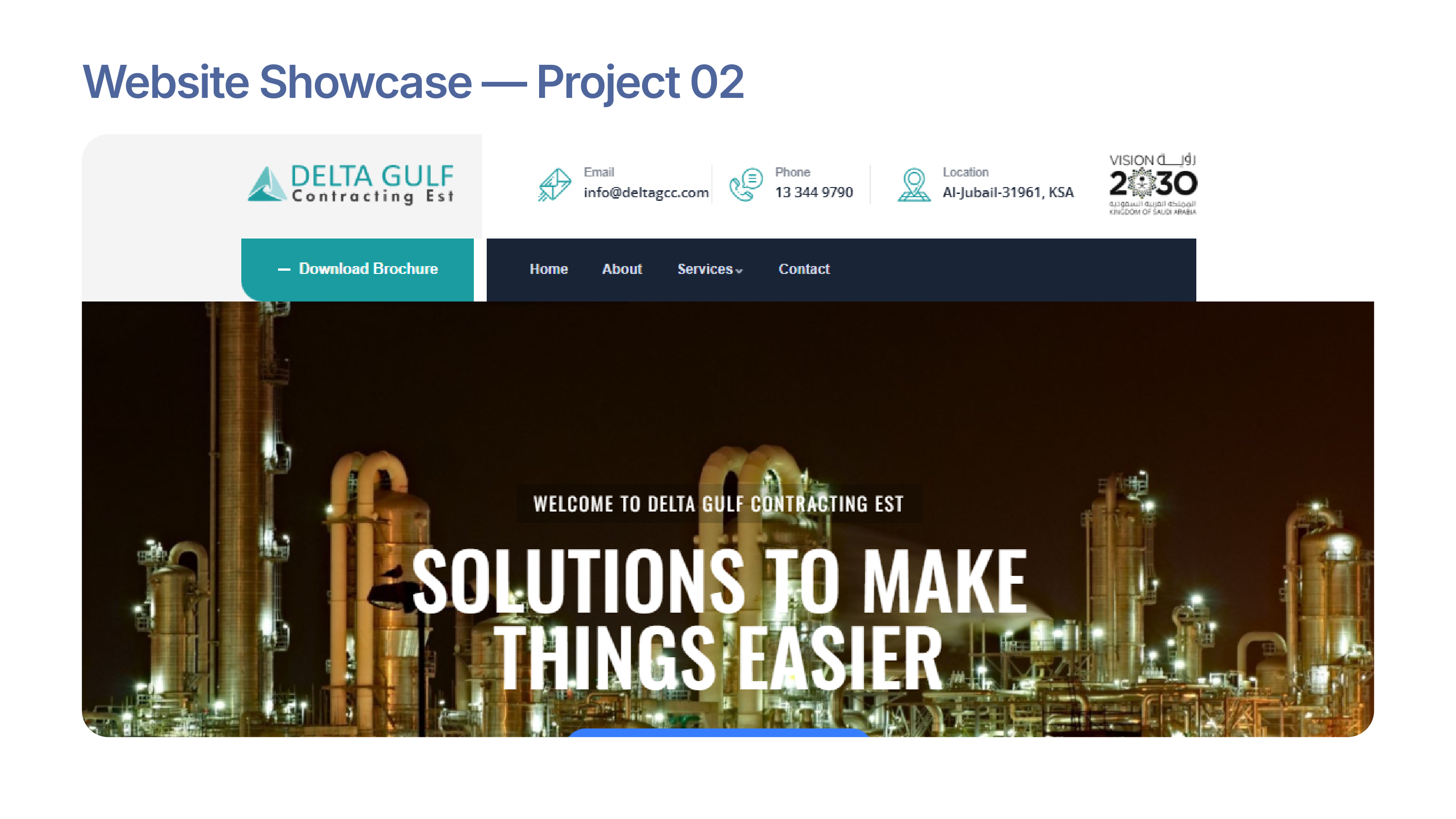 Website showcase project 02