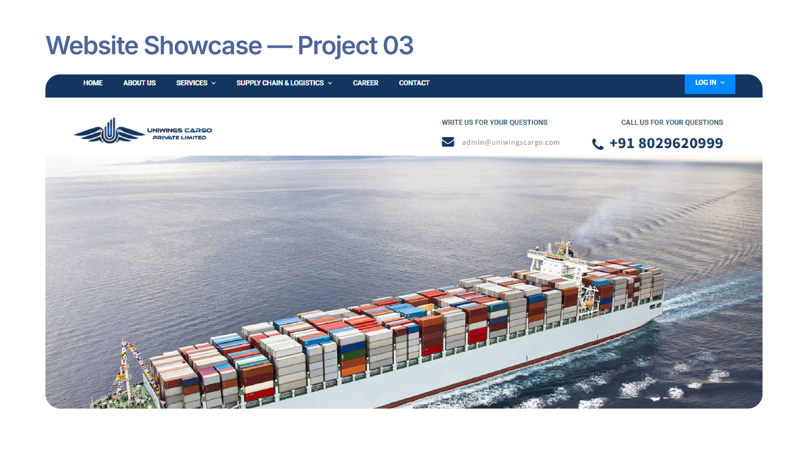 Website showcase project 03